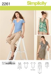 2261 LO RISER MINI SKIRT,CARGO PANTS,KNIT TOPS PATTERN 14-22